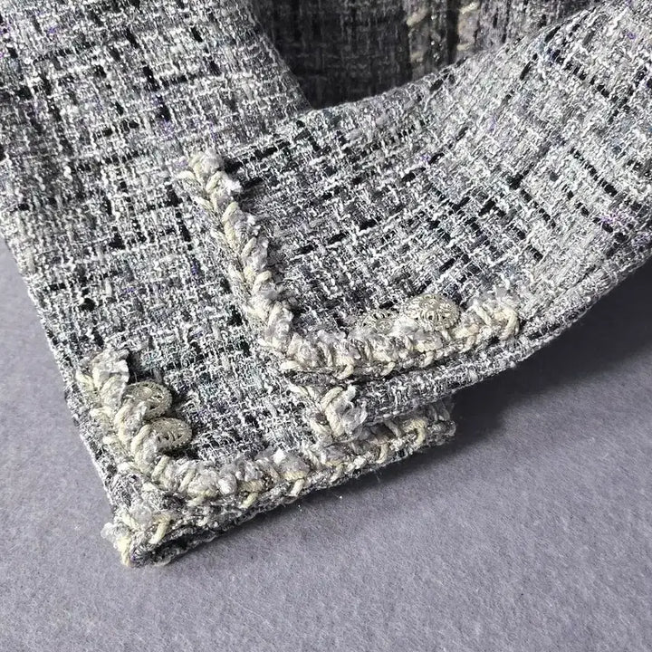 [BUNJANG] THE COVER Tweed Setup / THE COVER 글리터 은장버튼 트위드 셋업  (새상품급