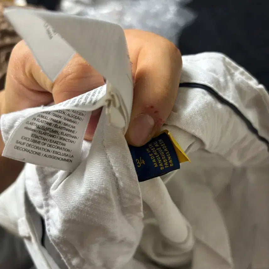 [BUNJANG] Polo Shorts Ivory / 폴로 반바지