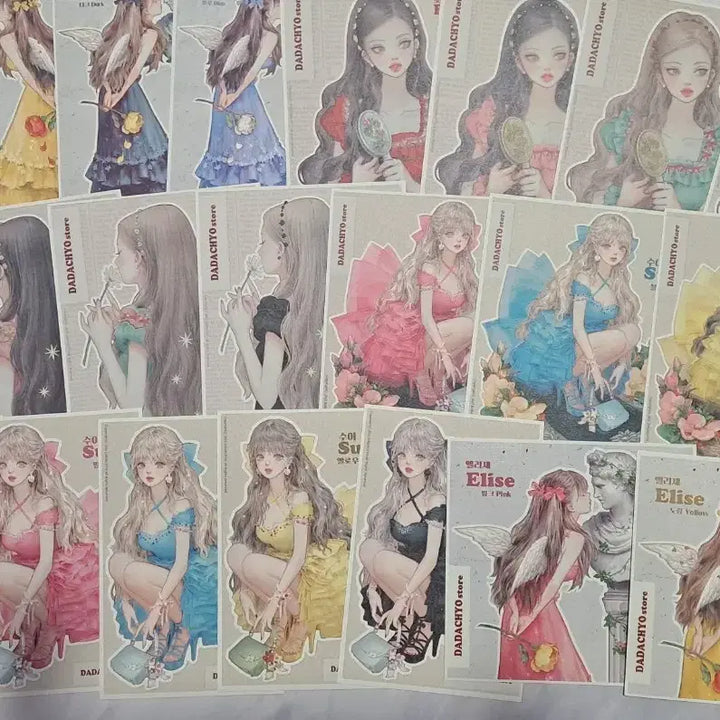 [BUNJANG] DadaCho Stickers Set / 다다쵸님 인물집 인스 판매