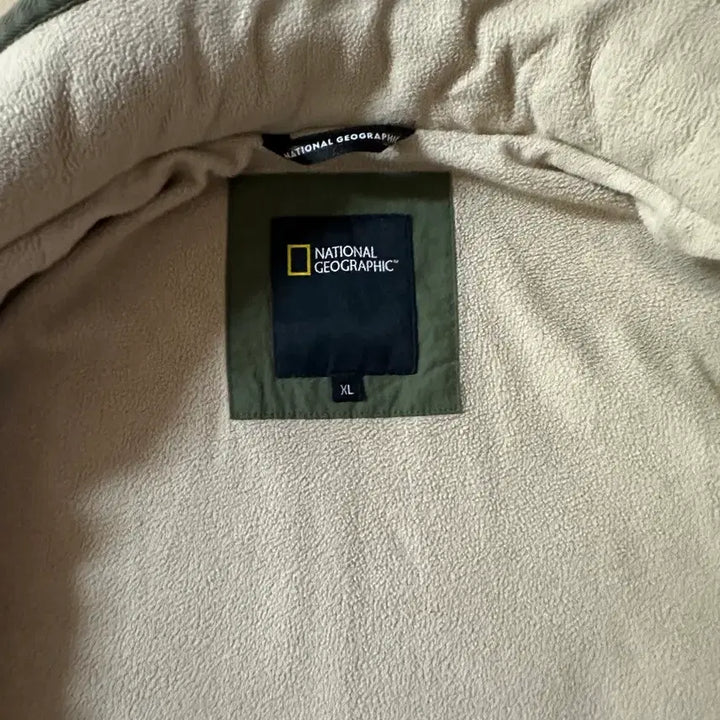 [SOLD OUT] 내셔널지오그래픽 뽀글이 플리스 아이보리 xl