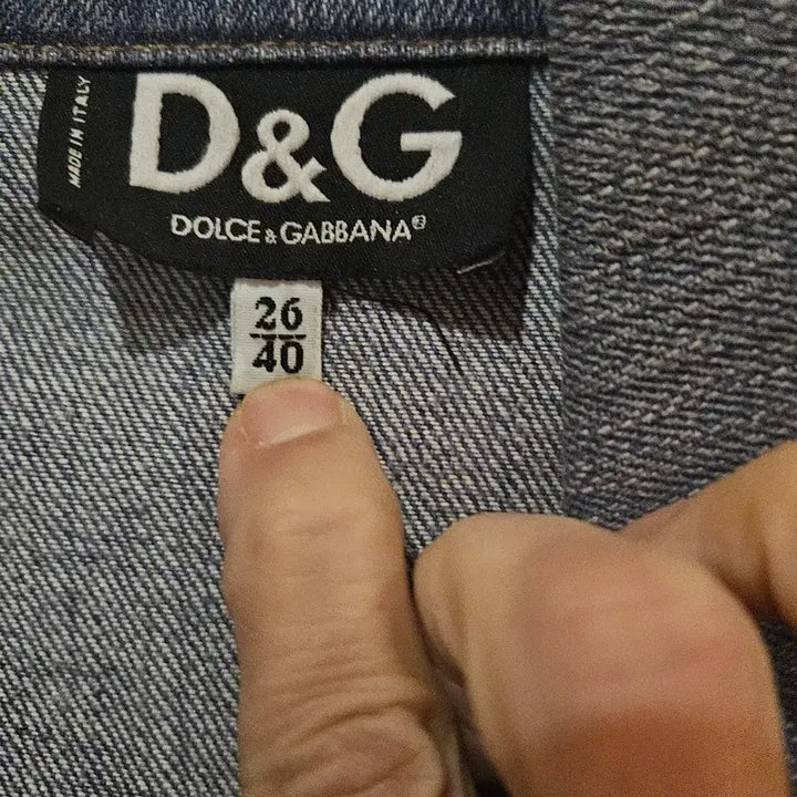 [BUNJANG] Dolce & Gabbana Vintage Denim Jacket (Women's 55) / 돌체 빈티지데님 자켓 여성55