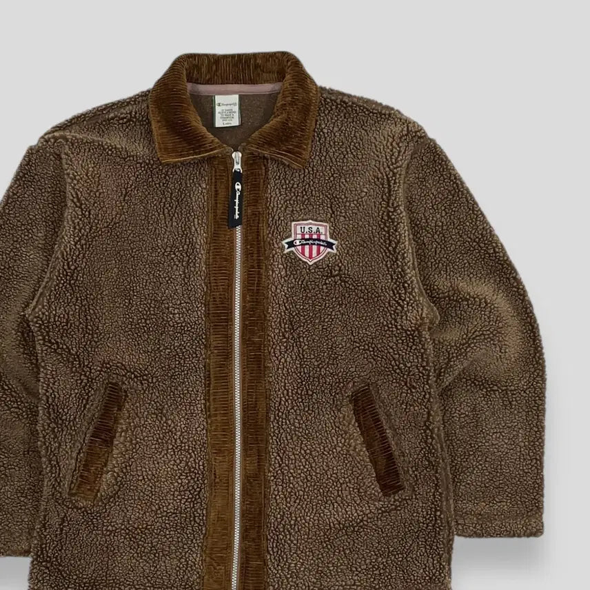 [BUNJANG] Champion Sherpa Jacket / 챔피온 쉐르파 자켓