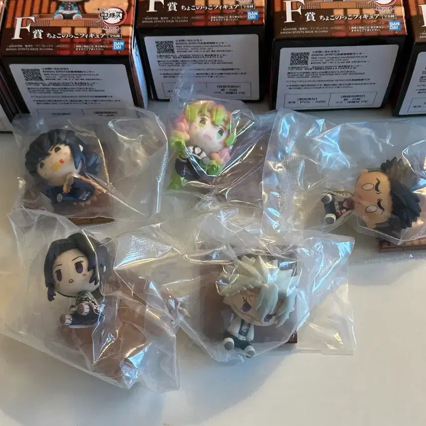 [BUNJANG] Demon Slayer Chocolate Figure Bundle Set / 귀멸의 칼날 F상 초코노코 일괄-미츠리,사네미,이노스케,교메이,시노부