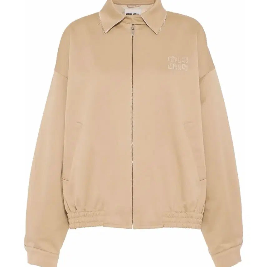 [BUNJANG] Miu Miu Chino Blouson Jacket - Size 36 / Miu Miu 미우미우 치노 블루종 자켓 - 사이즈 36