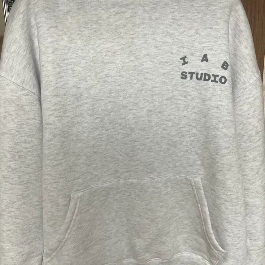 [BUNJANG] IAB Studio Hoodie Light Gray / 아이앱 스튜디오 후드 라이트 그레이