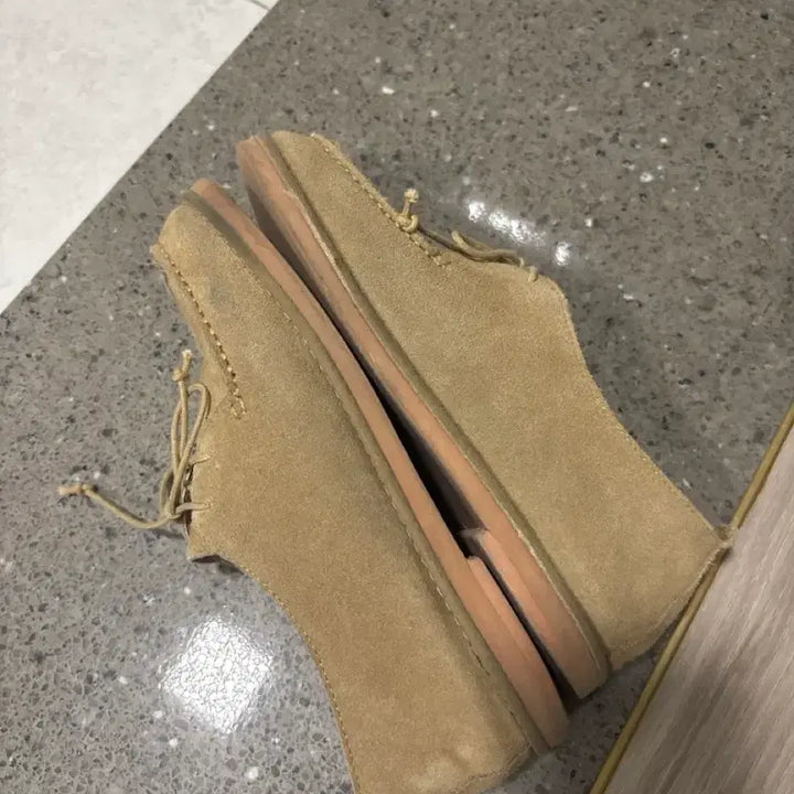 [BUNJANG] Beige Suede Shoes 235mm / 베이지 스웨이드 신발 235mm