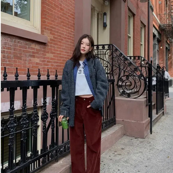 [BUNJANG] Edmore Checkered Shirt Blue / 에드모어 체크 셔츠 블루