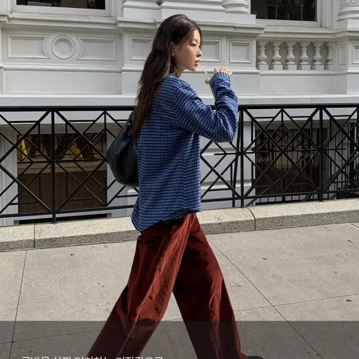 [BUNJANG] Edmore Checkered Shirt Blue / 에드모어 체크 셔츠 블루