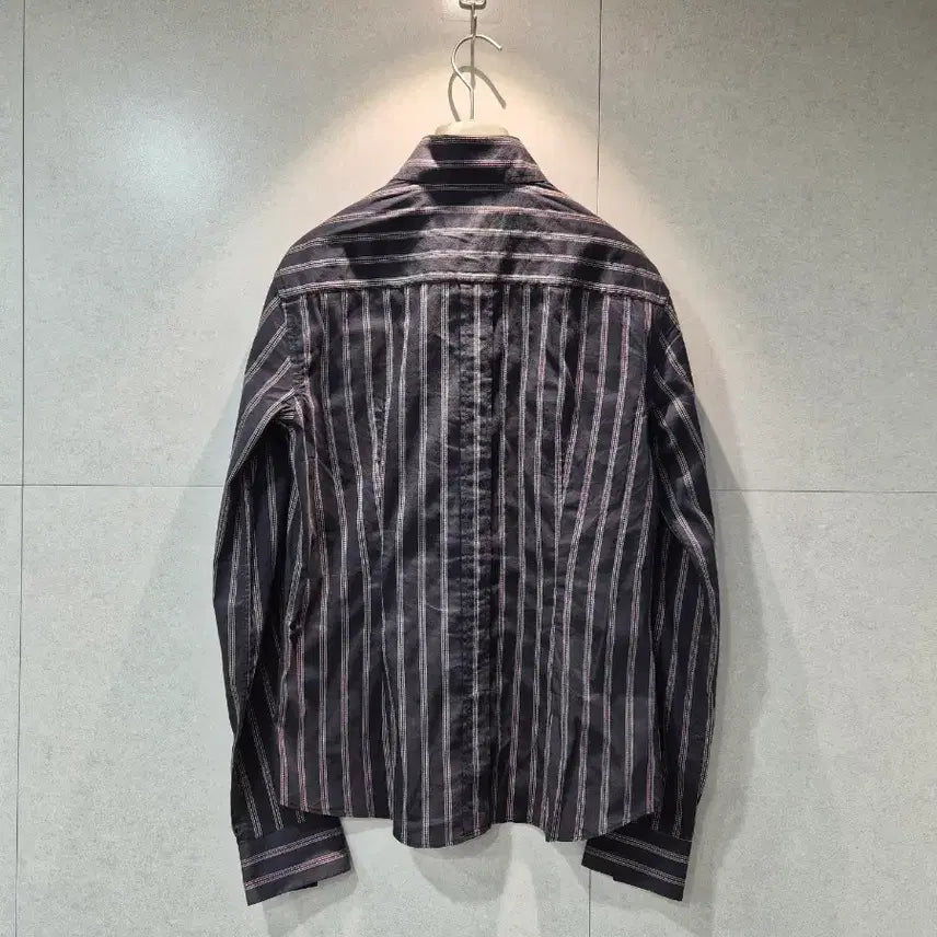 [BUNJANG] Dolce & Gabbana Women's Striped Long Sleeve Shirt / DOLCE&GABBANA 돌체앤가바나 정품 여성 스트라이프 긴팔 셔츠