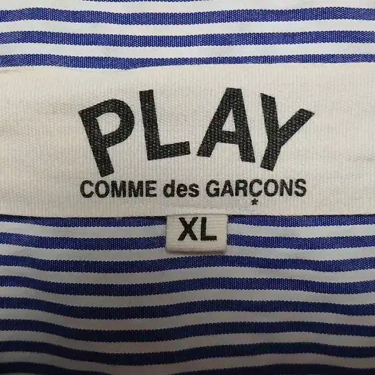 [BUNJANG] Comme des Garcons Unisex Stripe Long Sleeve Shirt XL / [좋습니다] 꼼데가르송 남성 여성공용 긴팔 셔츠 XL 사이즈