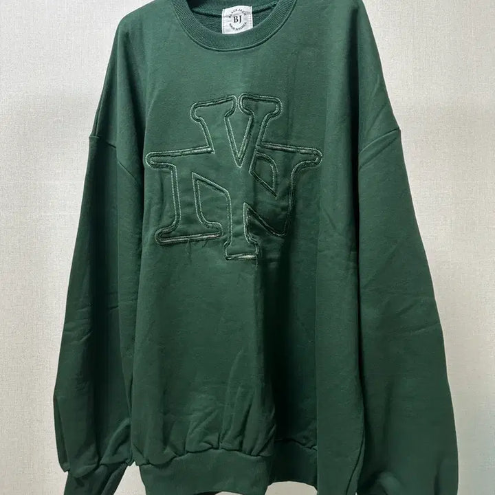 [BUNJANG] Oversized Green Sweatshirt / (새상품) 박시한 그린 맨투맨 공용