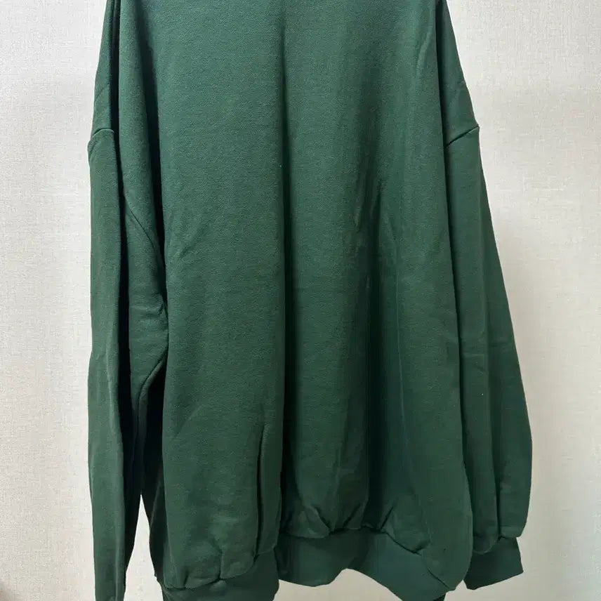 [BUNJANG] Oversized Green Sweatshirt / (새상품) 박시한 그린 맨투맨 공용