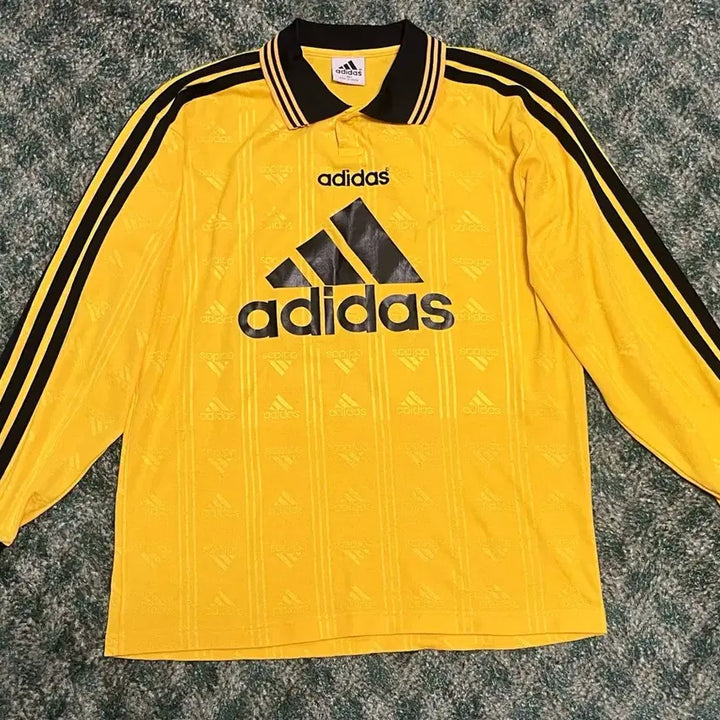 [BUNJANG] Adidas Old School Vintage Rugby T-Shirt / 아디다스 올드스쿨 빈티지 럭비 티셔츠