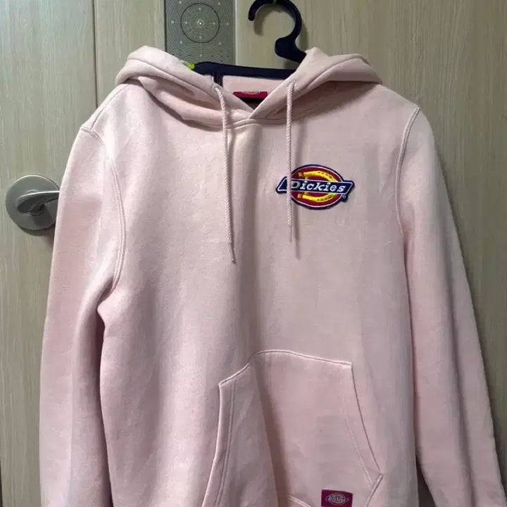 [BUNJANG] Dickies Hooded Sweatshirt - Pink - Men's L / 디키즈 스몰 로고 후드티 L