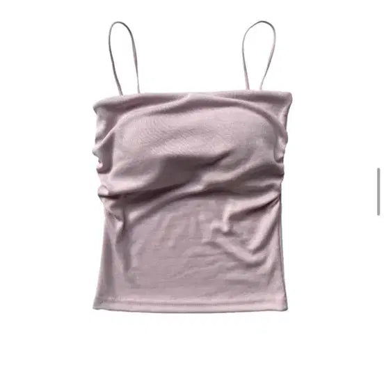 [BUNJANG] Kim A-Hop Sleeveless Shirt / 김아홉 슬리브리스/회색+핑크