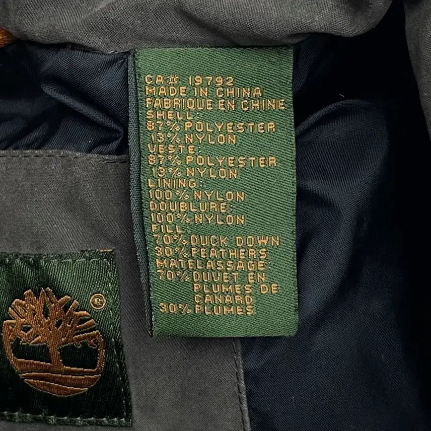 [BUNJANG] Timberland Duck Down Padded Vest / 팀버랜드 덕다운 패딩 베스트 조끼