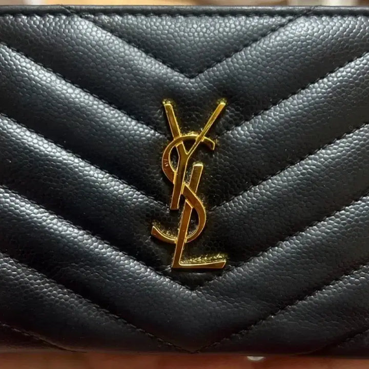 [BUNJANG] Saint Laurent Monogram Bi-fold Wallet / (정품) 생로랑 모노그램 캐비어 반지갑