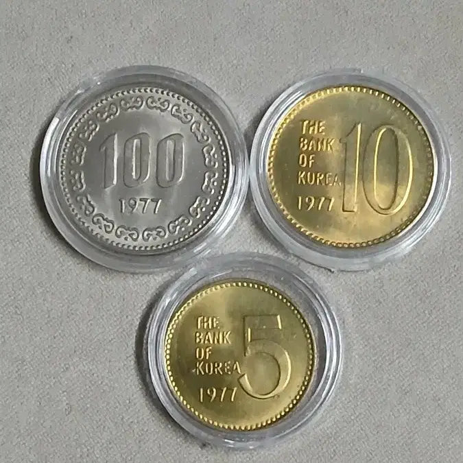 [BUNJANG] 옛날돈 미사용 특년도 1977년 100.10.5주 / 옛날돈 미사용 특년도 1977년 100.10.5주