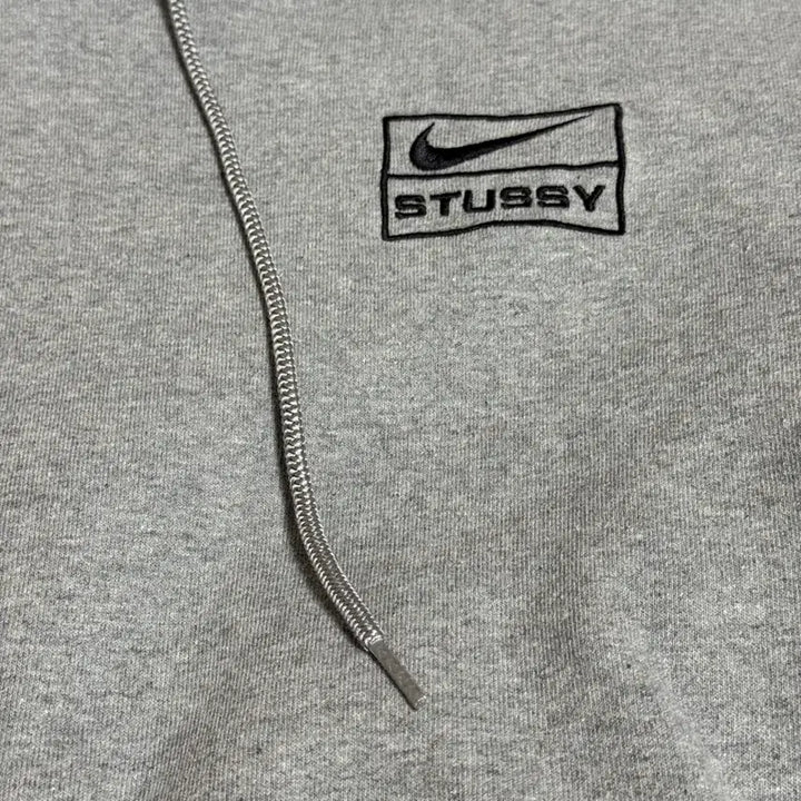 [BUNJANG] Nike x Stussy NRG Pullover Hoodie (Dark Grey, L) / 나이키 x 스투시 NRG 풀오버 후드 L
