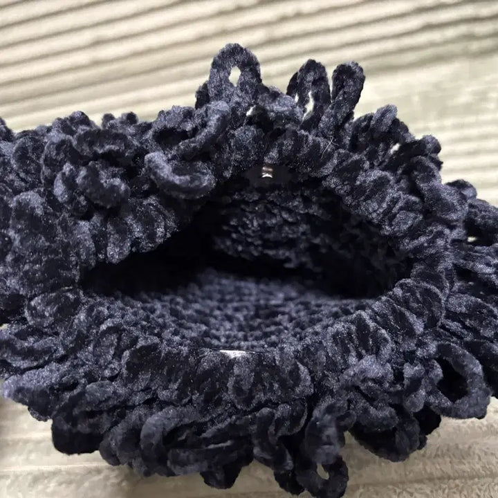 [BUNJANG] Loopruff Chunky Pocket Hand-knitted Card Wallet / 루프러프 청키포켓 손뜨개 카드지갑