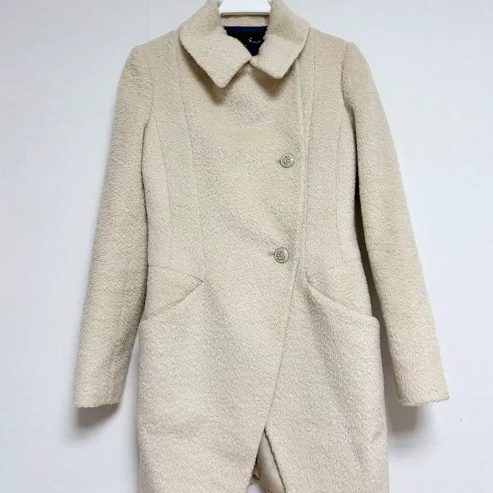 [BUNJANG] G-Cut Ivory Half Coat / 지컷 아이보리 하프코트(할인)