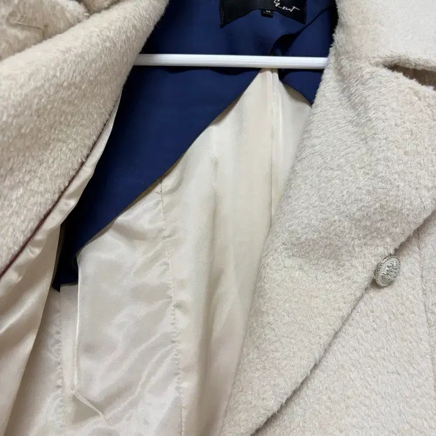 [BUNJANG] G-Cut Ivory Half Coat / 지컷 아이보리 하프코트(할인)