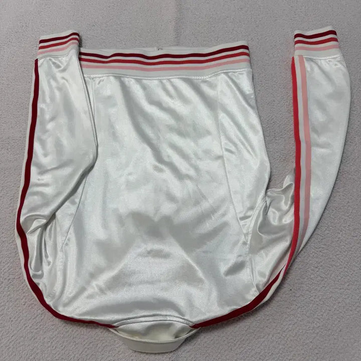 [BUNJANG] Adidas White Pink Jersey Zip-up Jacket / 아디다스 져지 집업 화이트 흰색 핑크