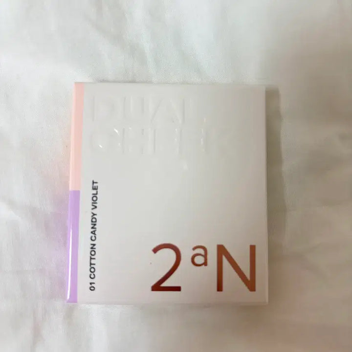 [BUNJANG] 2an Dual Cheek 01 Cotton Candy Violet Blush / 투에이엔 듀얼 치크 01 코튼캔디 바이올렛 블러셔 새상품