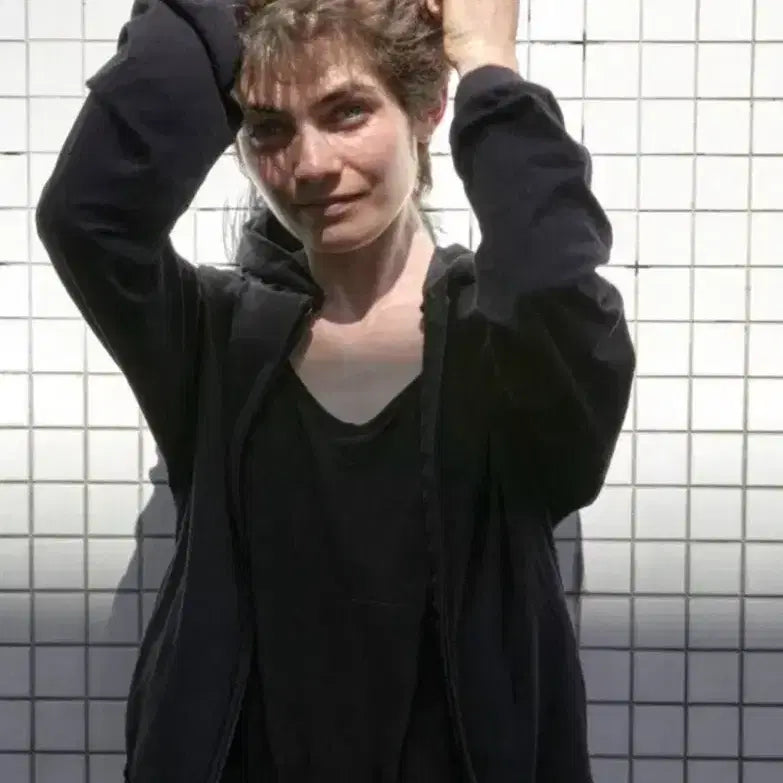 [BUNJANG] Module Lounge Hoodie Zip-up Black / [유일] 머듈 라운지 후드 집업 블랙 3사이즈