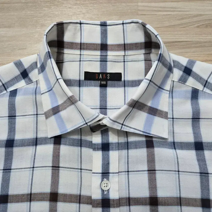 [BUNJANG] Daks Checkered Long Sleeve Shirt / 100/ 닥스 체크 긴팔 셔츠