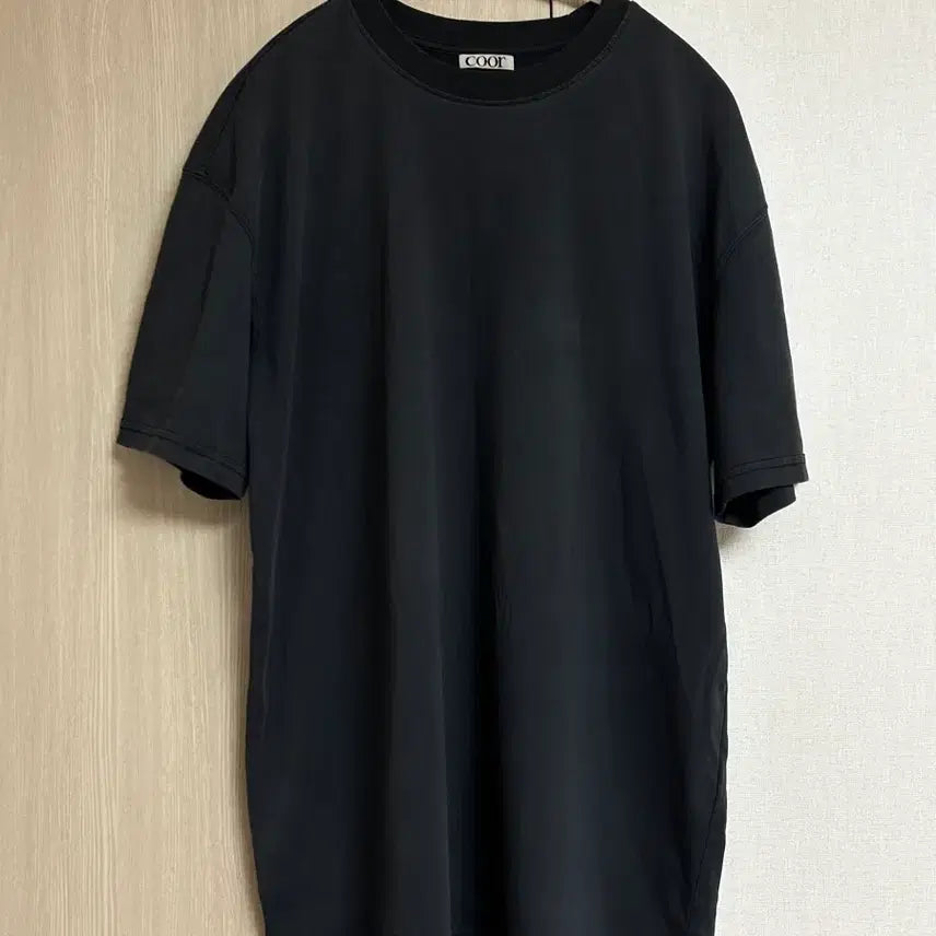 [BUNJANG] Coour Basic Short Sleeve T-Shirt Black M / 쿠어 기본 반팔 티셔츠 M