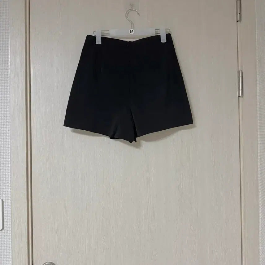 [BUNJANG] Black High-Waist Wrap Skirt Pants (M) / 블랙 랩스커트 팬츠 M 사이즈