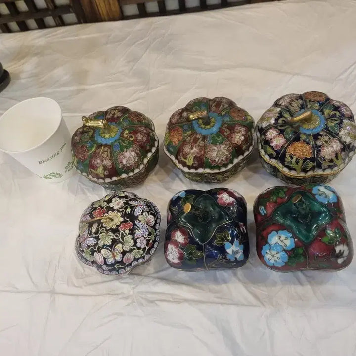 [BUNJANG] Enamel Jewelry Box Set / 칠보 함