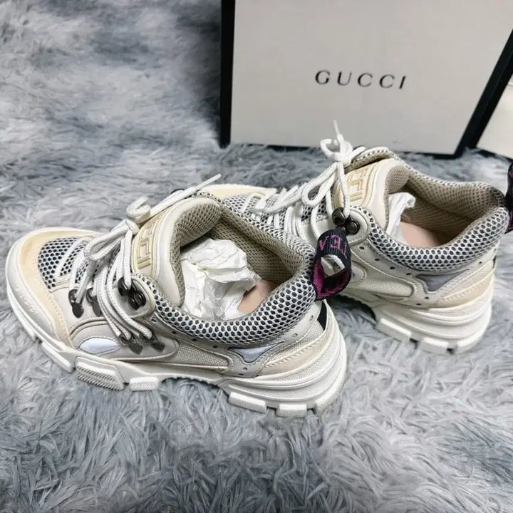 [BUNJANG] Gucci Flash Track Women's Sneakers / 구찌 플래시 트랙 여성 스니커즈 정품(풀박스)