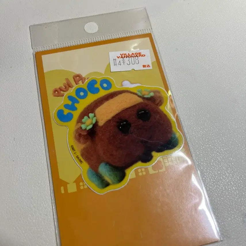 [BUNJANG] Molcar Choco Sticker / 모루카 초코 스티커