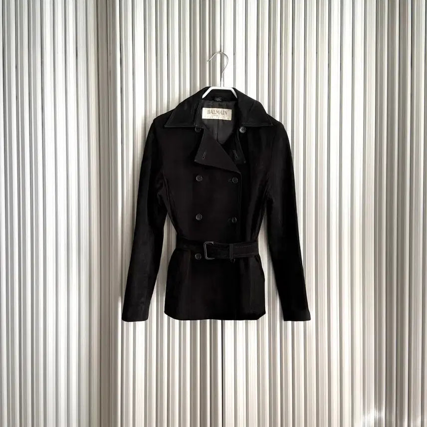 [SOLD OUT] Balmain suede leather Jacket