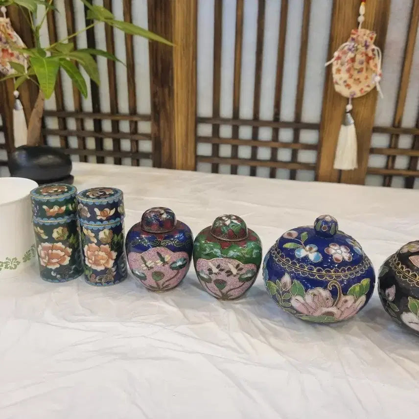 [BUNJANG] Enamel Decorative Ornament Set / 칠보 장식품