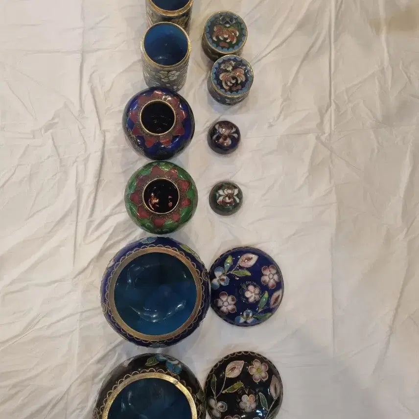 [BUNJANG] Enamel Decorative Ornament Set / 칠보 장식품