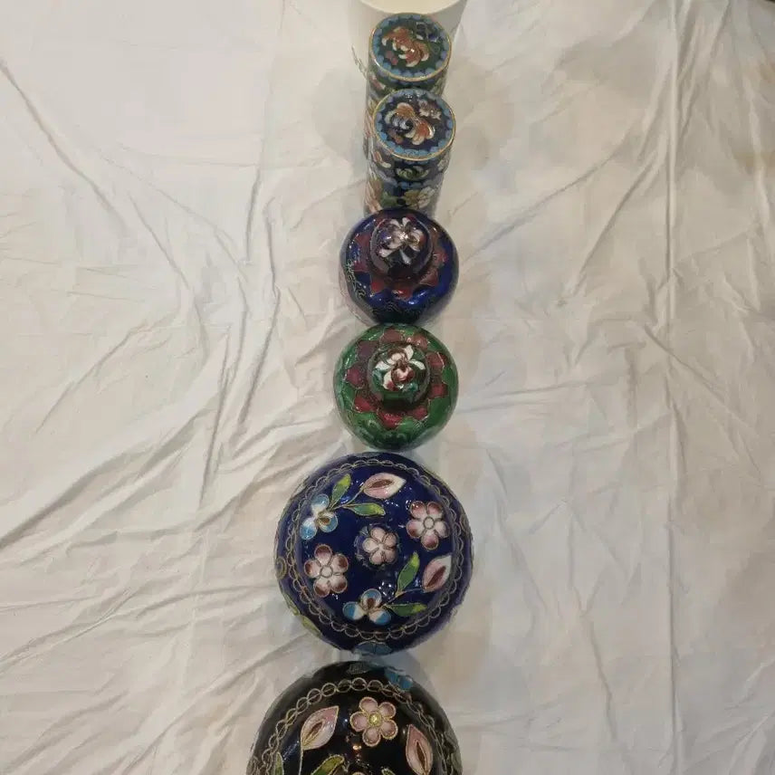 [BUNJANG] Enamel Decorative Ornament Set / 칠보 장식품