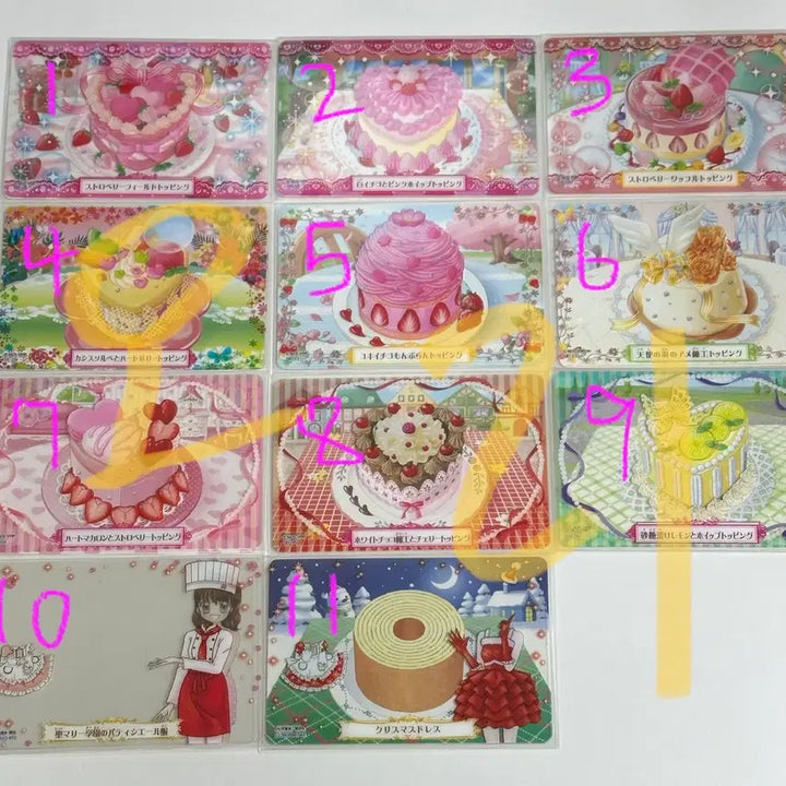 [BUNJANG] Dream Baker My Sweet Card Set / 꿈빛파티시엘 마이 스위트 카드 양도합니다