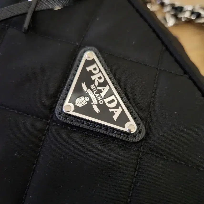 [BUNJANG] Prada Quilted Chain Shoulder Bag / 새상품급)프라다퀼팅체인숄더백