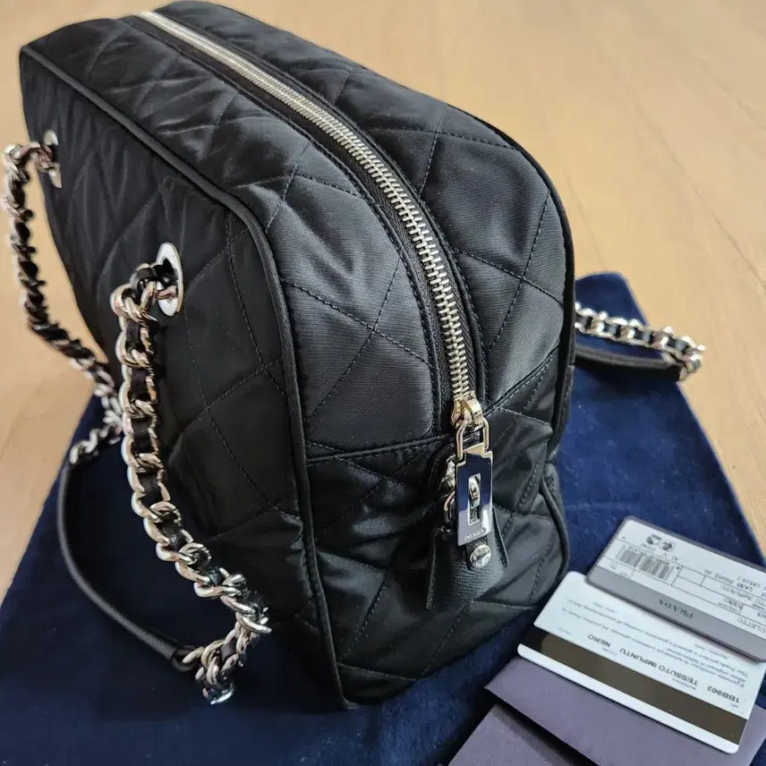 [BUNJANG] Prada Quilted Chain Shoulder Bag / 새상품급)프라다퀼팅체인숄더백