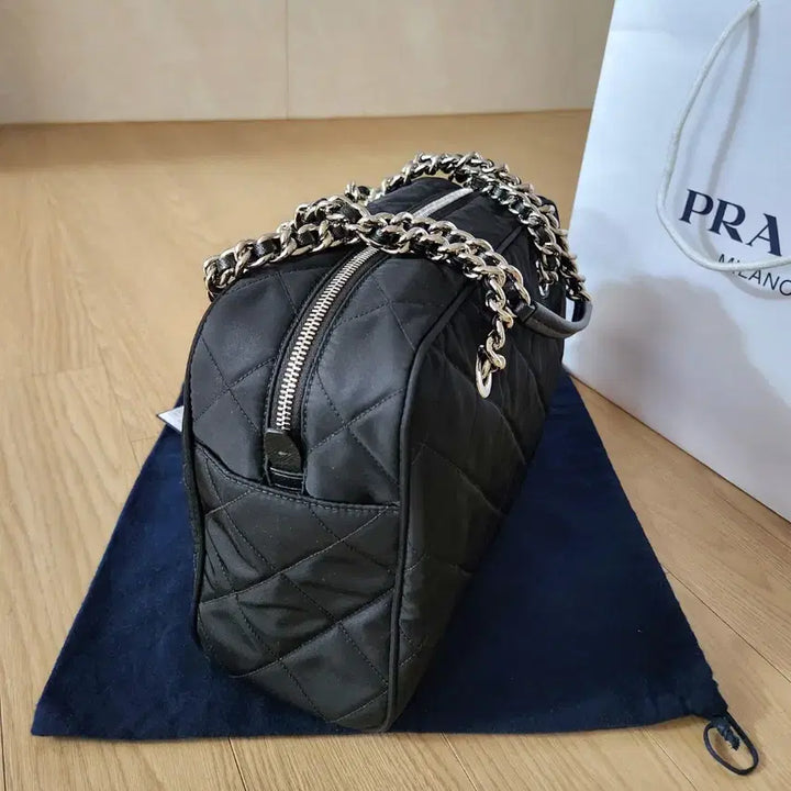 [BUNJANG] Prada Quilted Chain Shoulder Bag / 새상품급)프라다퀼팅체인숄더백