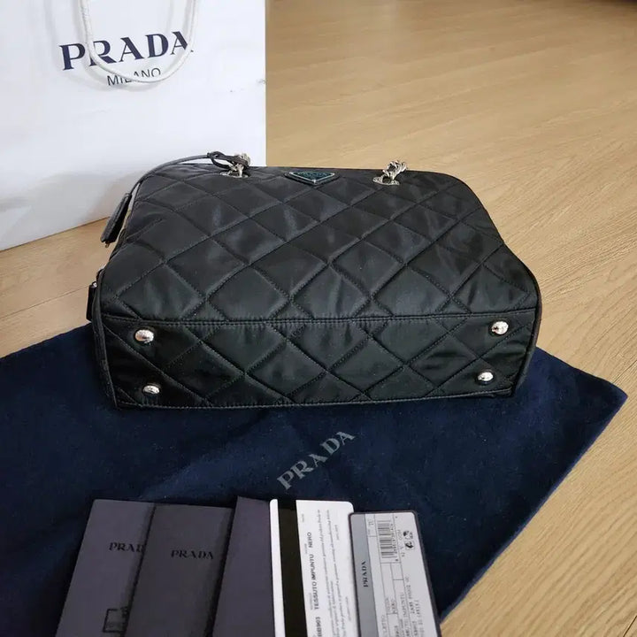 [BUNJANG] Prada Quilted Chain Shoulder Bag / 새상품급)프라다퀼팅체인숄더백