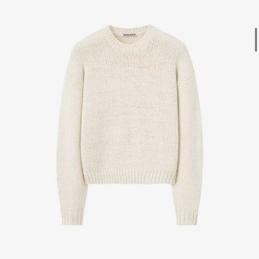 [BUNJANG] Insilence Loose Knit Cream M / 인사일런스 로빙얀 루즈 니트 크림 M