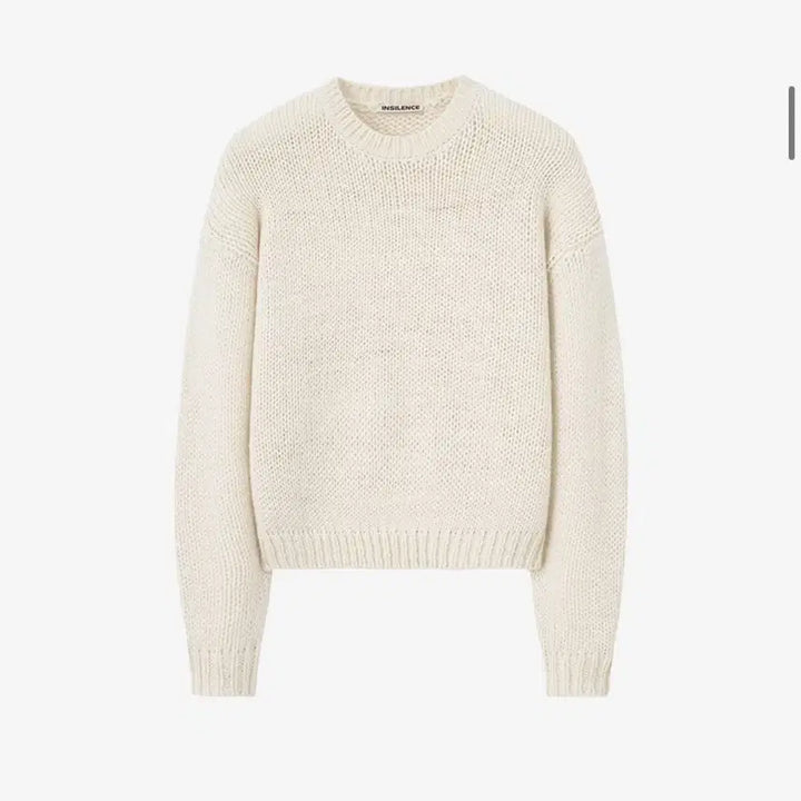 [BUNJANG] Insilence Loose Knit Cream M / 인사일런스 로빙얀 루즈 니트 크림 M