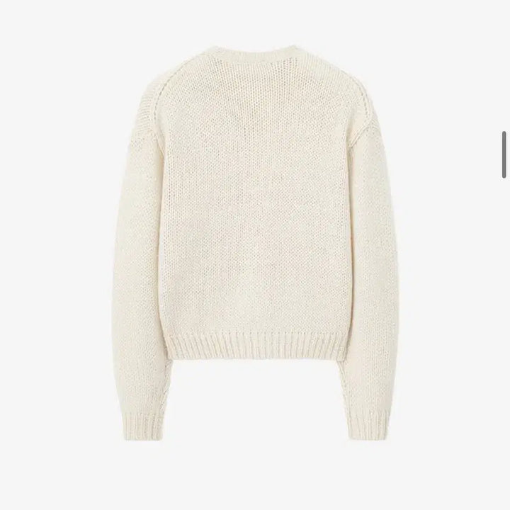 [BUNJANG] Insilence Loose Knit Cream M / 인사일런스 로빙얀 루즈 니트 크림 M