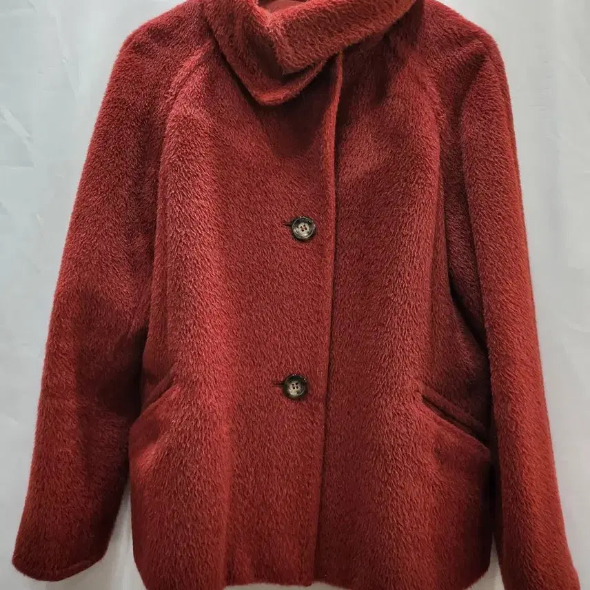 [BUNJANG] Max Mara Red Short Fur Coat / (정품)막스마라 레드 숏 퍼 코트