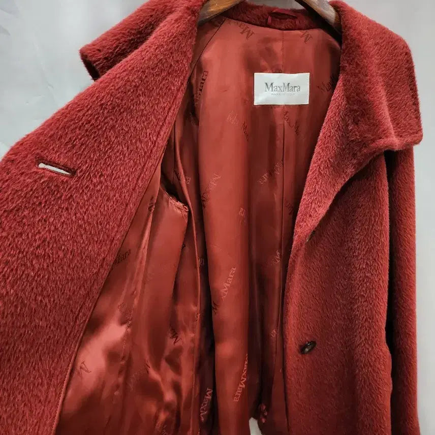 [BUNJANG] Max Mara Red Short Fur Coat / (정품)막스마라 레드 숏 퍼 코트