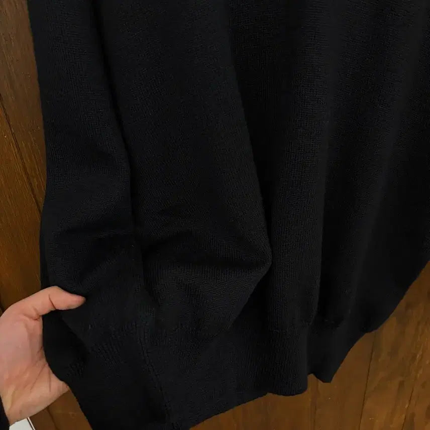 [BUNJANG] Dior Black Collar Knit / 크리스찬 디올 정품 블랙 카라니트